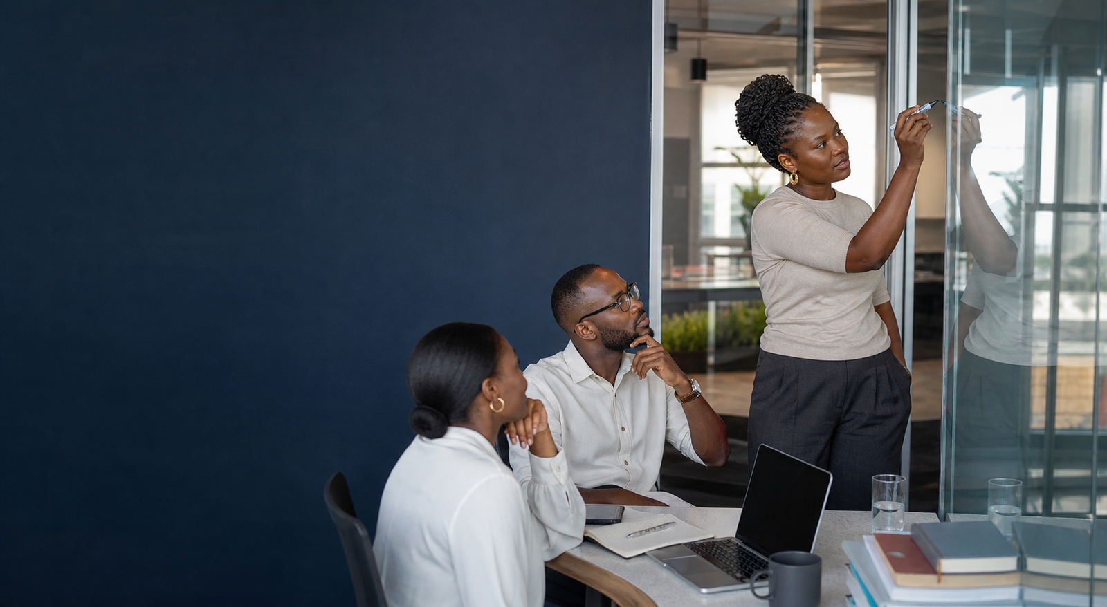 Black African technology leaders developing ideas